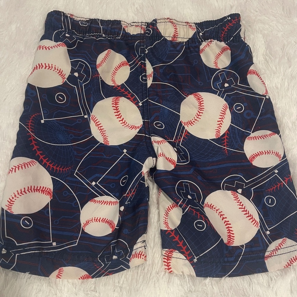 Boys baseball swim trunks/board shorts size‎ 5/6